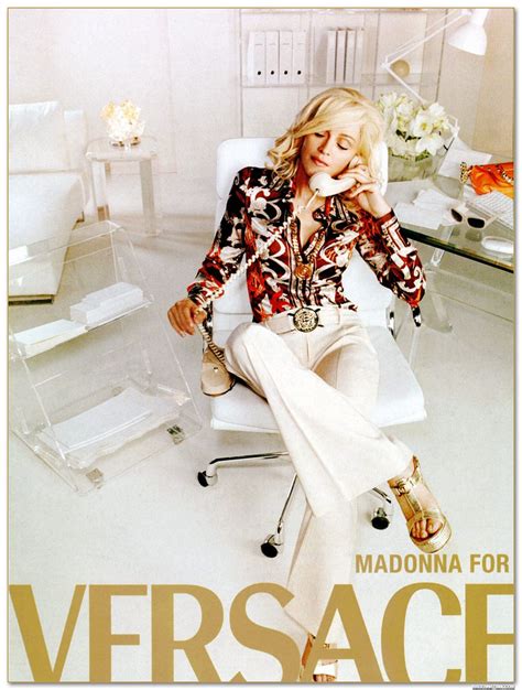 1950 versace advert|madonna versace ads.